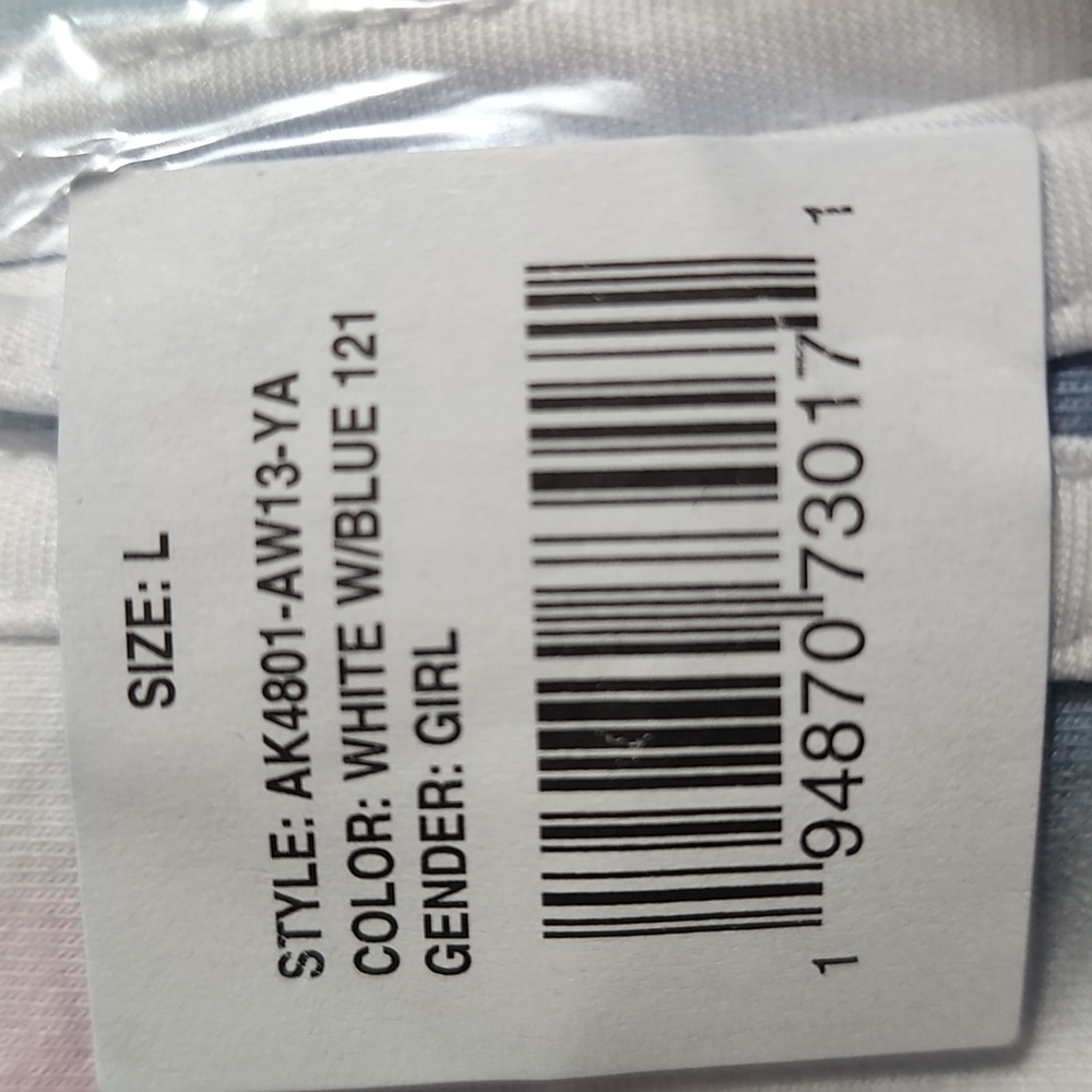 New adidas Kids All Over Print Cotton 3-Stripes 7/8 Tights - Picture 4 of 4